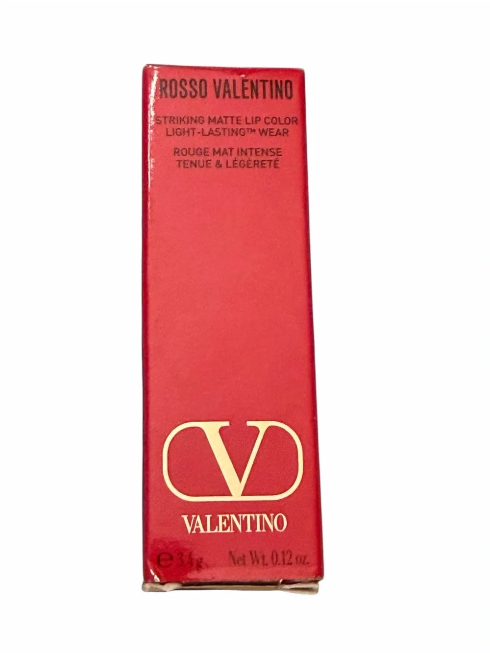 VALENTINO Rosso Valentino Matte 219A Star Studded Lipstick New Red France Makeup